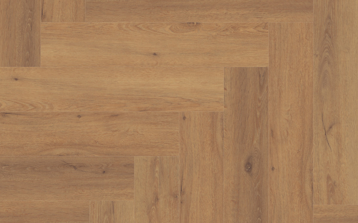 LVT Fischgrät 2,5 mm Klebevinyl im Holzdekor Axinit